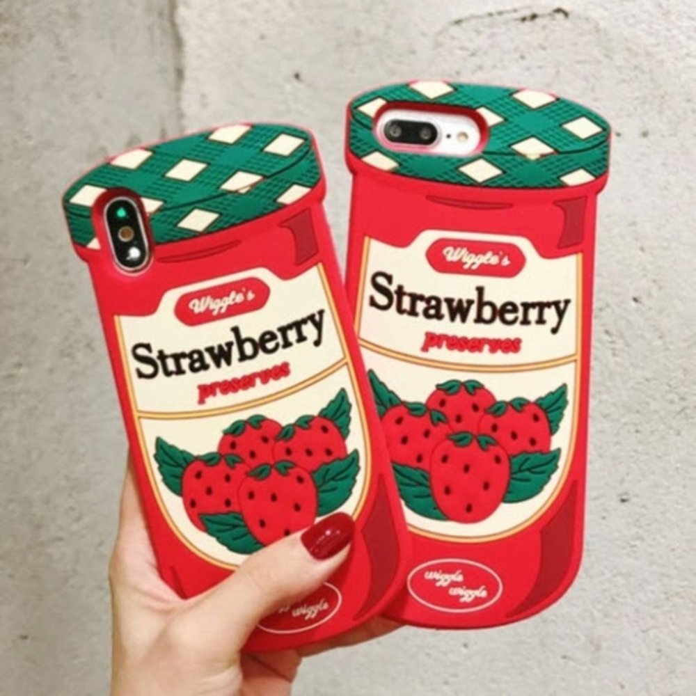 Strawberry Jam Silicone iPhone 6/6s Case
